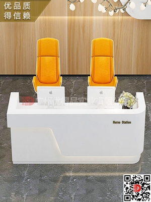 厂家直销医院口腔导医台 厂家定制工作台U型L型导诊台 厂家发货烤漆医院预检分诊台