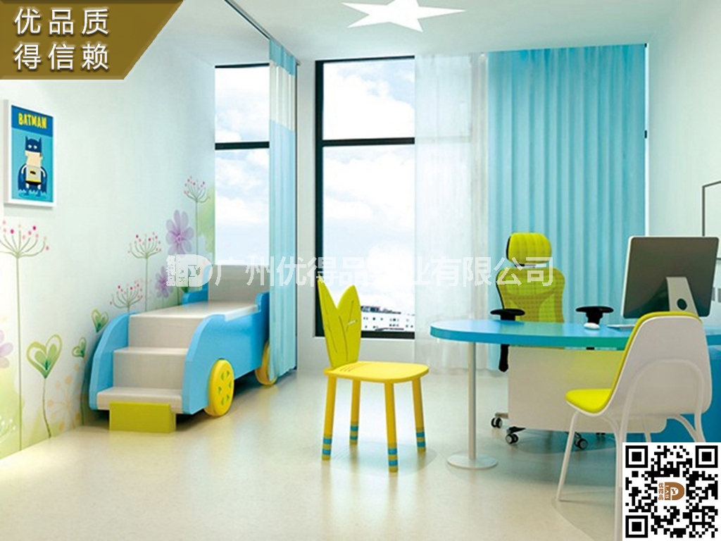 厂家直销医院诊室配套单元“儿童医用诊桌”医用办公台 诊室诊桌 阅片台 &nbsp;诊床 诊查床 候诊椅定制